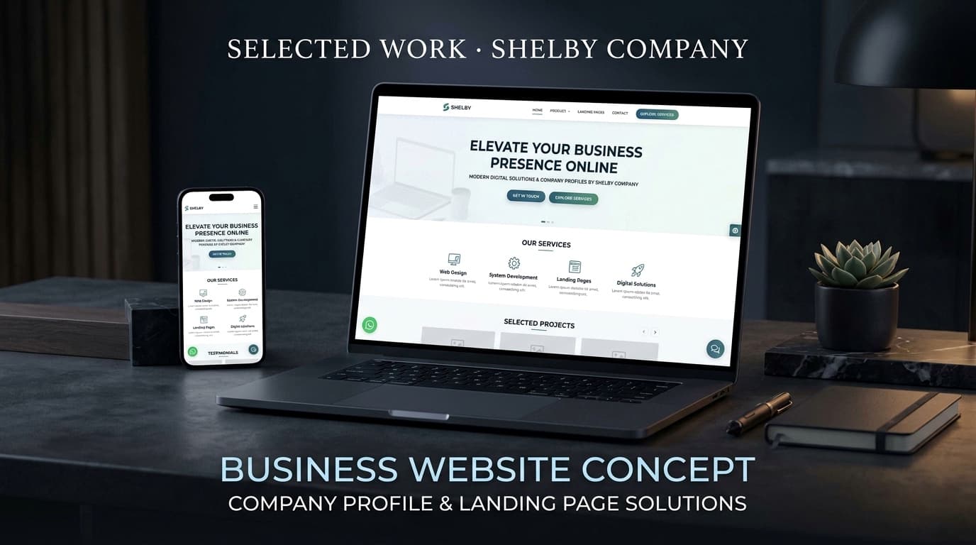 Website concept preview 1