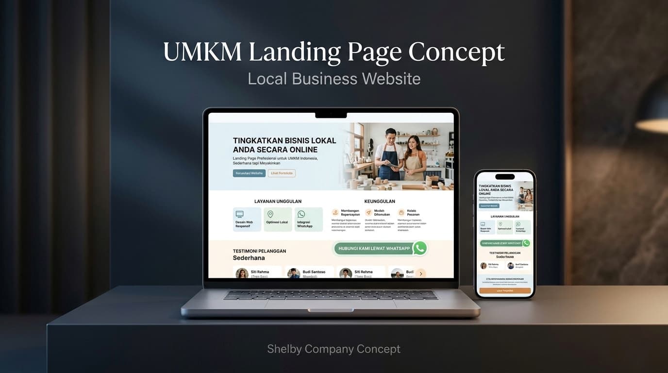 Website concept preview 2