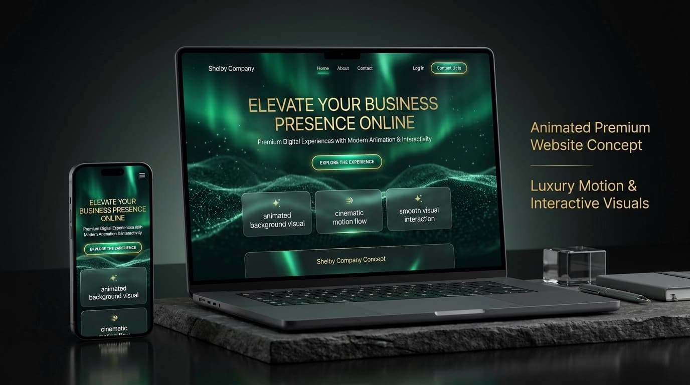 Website concept preview 5