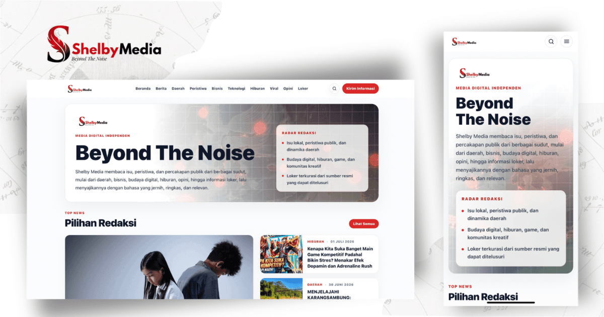 Shelby Media digital news platform preview